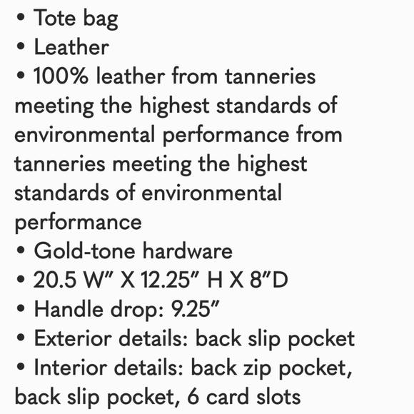 Avril Extra-Large Leather Top-Zip Tote Bag New with tags - Picture 13 of 14